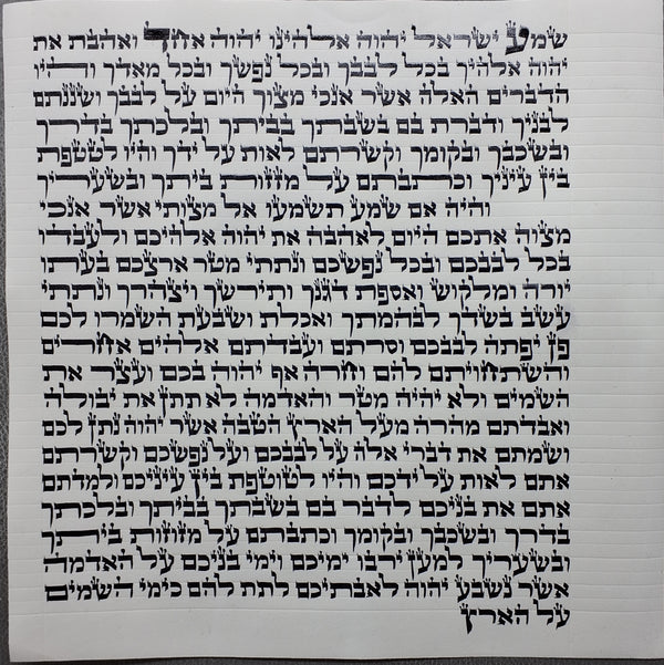 מזוזה מהודרת 12 ס"מ