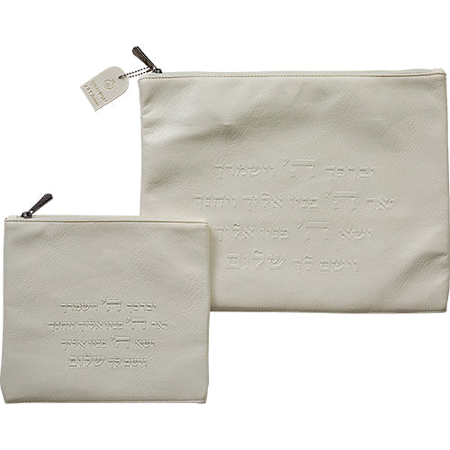 סט טלית תפילין דמוי עור יברכך 36X29 ס"מ