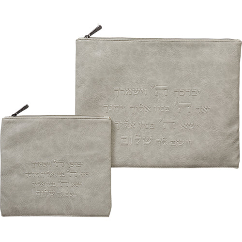 סט טלית תפילין דמוי עור יברכך 36X29 ס"מ