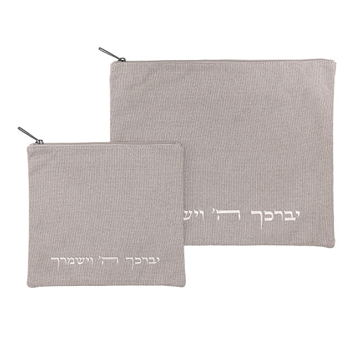 סט טלית תפילין בד פשתן 36X29 ס"מ