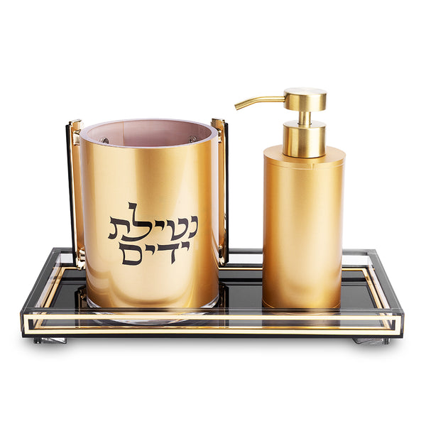 סט סבונייה עם נטלה אקריליק מהודר כולל מגש