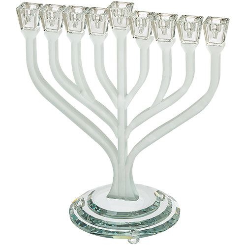 חנוכייה קריסטל מהודרת 31X28 ס"מ