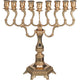 חנוכייה מהודרת "יהלום" ציפוי "רוז גולד " 36X35 ס"מ