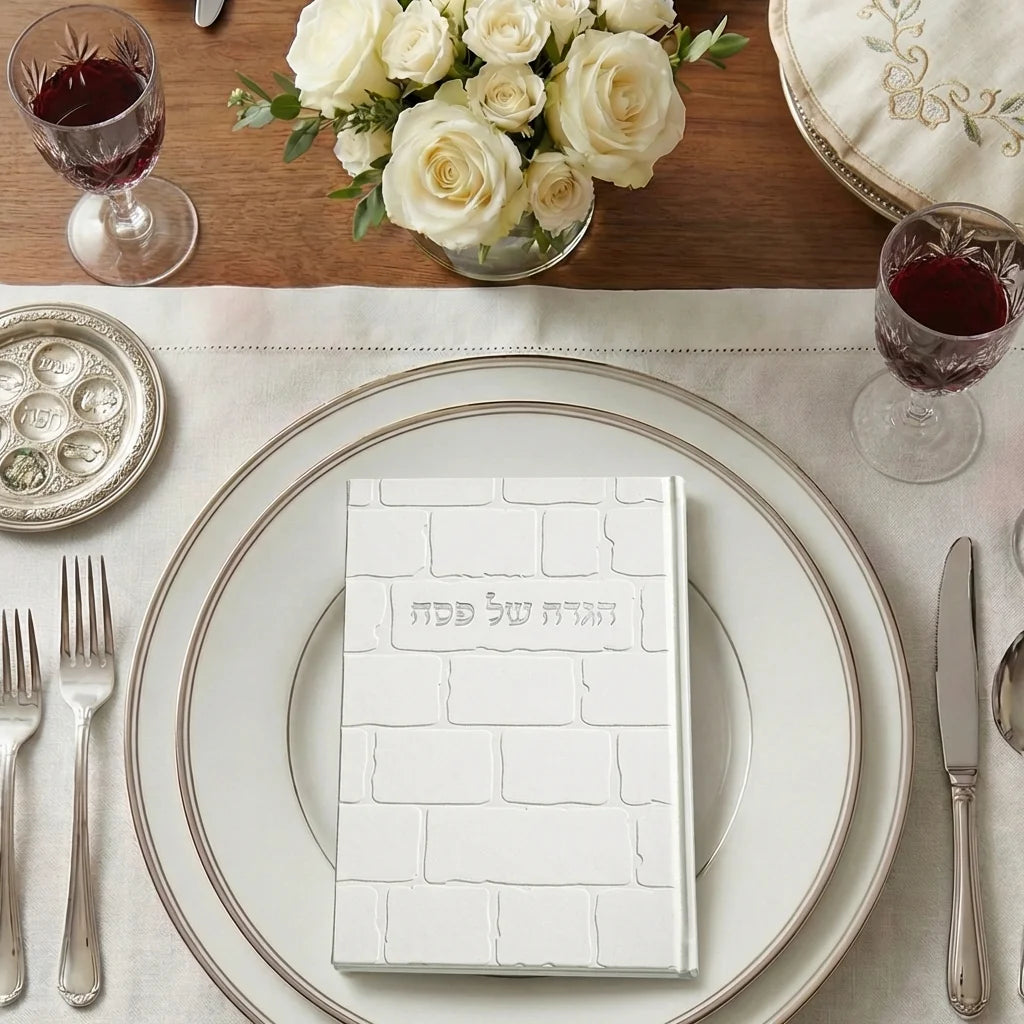 הגדה מהודרת דמוי עור 25 ס"מ