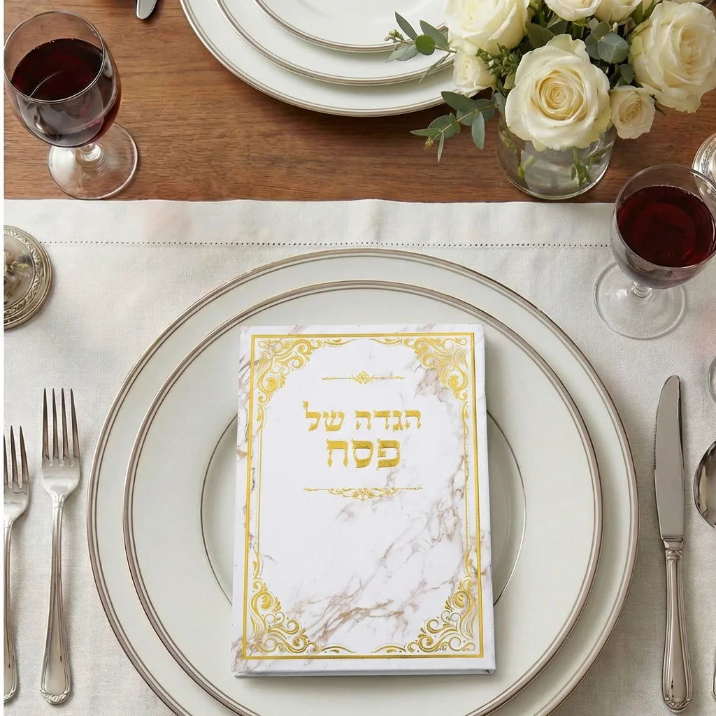 הגדה לפסח כריכה רכה 24x17 סמ