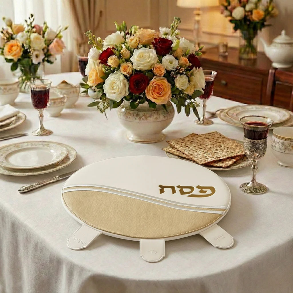 כיסוי פסח מהודר דמוי עור 45 ס"מ אריזת פיויסי