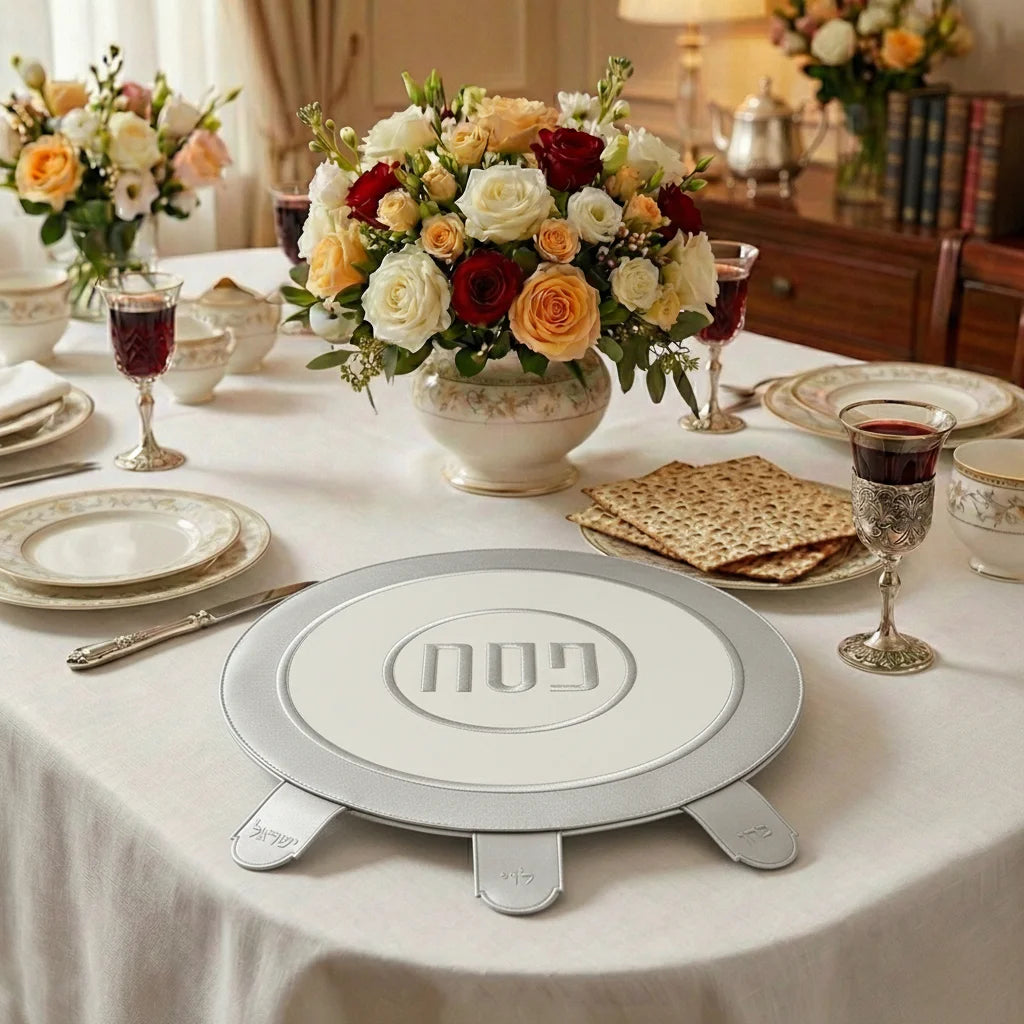 כיסוי פסח מהודר דמוי עור 45 ס"מ אריזת פיויסי