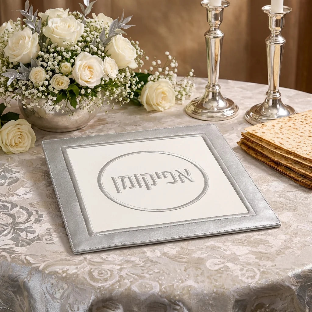 כיסוי אפיקומן מהודר דמוי עור 33 ס"מ אריזת פיויסי