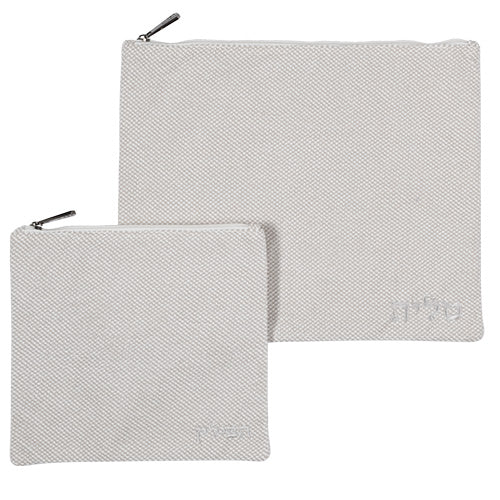 סט טלית תפילין בד דמוי פשתן 36X29 ס"מ