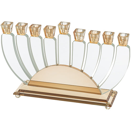 חנוכייה קריסטל מהודרת 24X38 ס"מ