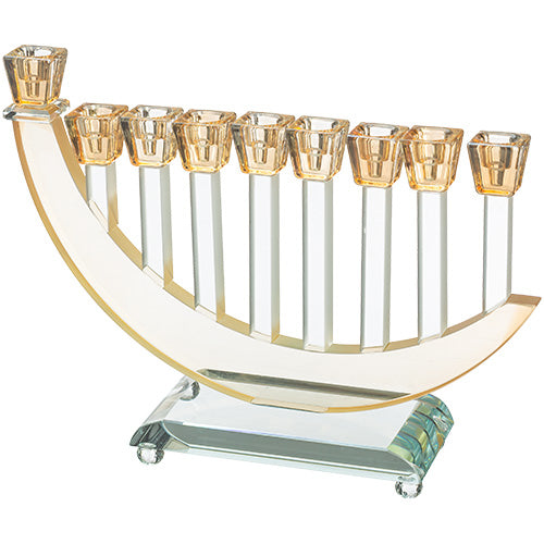 חנוכייה קריסטל מהודרת 20 ס"מ