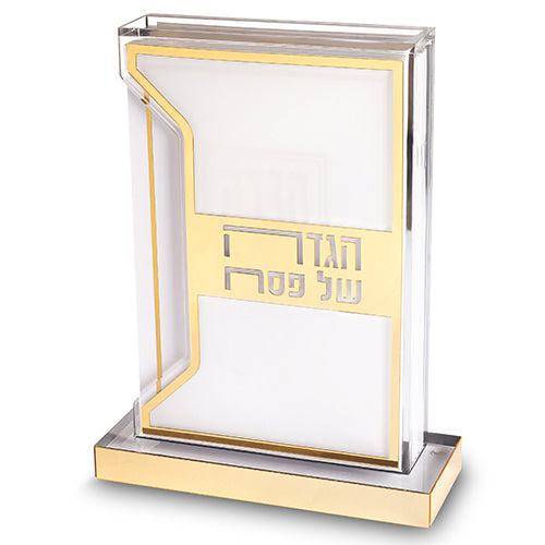 מעמד אקריליק להגדה עם 6 הגדות 24x18 ס"מ