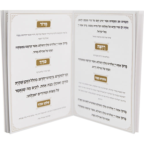 הגדה לפסח כריכה רכה 17x24 סמ