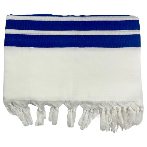 טלית שוהם אקרילן צבע כחול